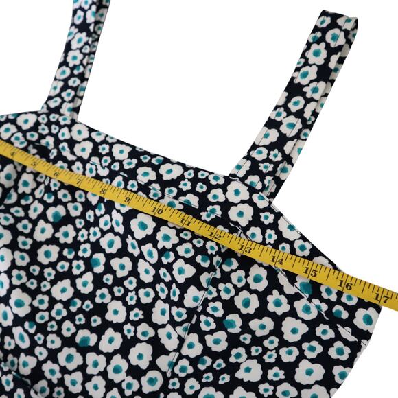 DKNY Womens Belted Ditzy Floral Dress Size 8 Groovy Cute Retro Picnic Date NEW - Picture 8 of 10